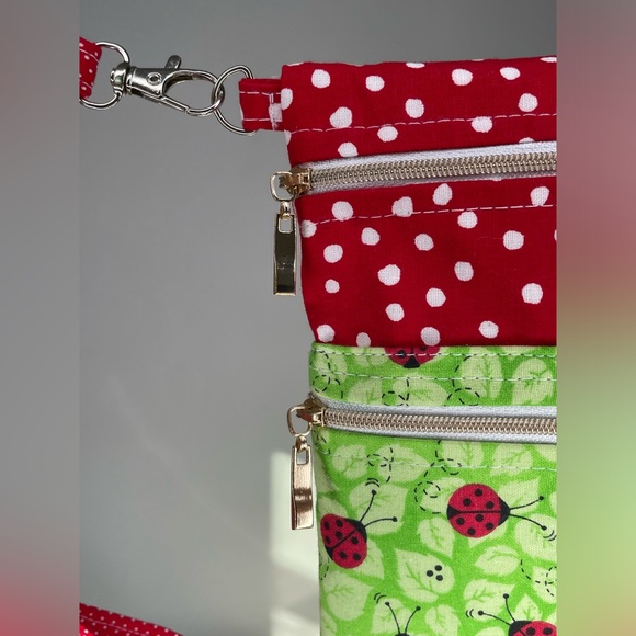 Handmade Ladybug Crossbody Purse - Picture 7 of 12